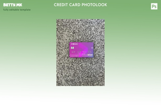 модерен стил Мароко CIH банка виза класичен шаблон за фотографски изглед на карт